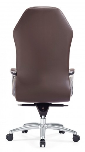 Кресло руководителя Бюрократ _AURA/BROWN коричневый в Нижнем Тагиле - nizhniy-tagil.mebel-74.com | фото