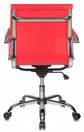 Кресло руководителя Бюрократ CH-993-LOW/RED красный в Нижнем Тагиле - nizhniy-tagil.mebel-74.com | фото