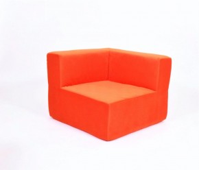 Кресло-угловое-модуль бескаркасное Тетрис 30 (Оранжевый) в Нижнем Тагиле - nizhniy-tagil.mebel-74.com | фото