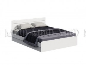 НЭНСИ NEW Кровать 1,4 м (Белый глянец холодный/Белый) в Нижнем Тагиле - nizhniy-tagil.mebel-74.com | фото