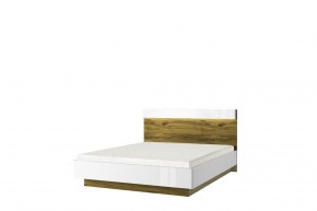 Кровать 160 с подъемником, TORINO, цвет белый/Дуб наварра в Нижнем Тагиле - nizhniy-tagil.mebel-74.com | фото