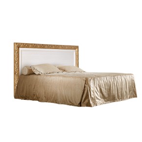 Кровать 2-х спальная (1,4 м)Тиффани штрих-лак/золото с подъемным механизмом (ТФКР140-2[7]) в Нижнем Тагиле - nizhniy-tagil.mebel-74.com | фото