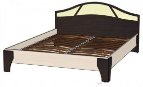 ВЕРОНА Кровать 1600 с основанием (Венге/Анкор светлый) в Нижнем Тагиле - nizhniy-tagil.mebel-74.com | фото