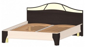 ВЕРОНА Кровать 1600 с основанием (Венге/Анкор светлый) в Нижнем Тагиле - nizhniy-tagil.mebel-74.com | фото