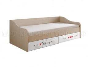 ВЕГА NEW Girl Кровать 900 с настилом ЛДСП (дуб беленый) в Нижнем Тагиле - nizhniy-tagil.mebel-74.com | фото