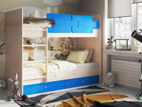 Кровать двухъярусная "Тетрис" (щиты) с бортиками + ящики в Нижнем Тагиле - nizhniy-tagil.mebel-74.com | фото