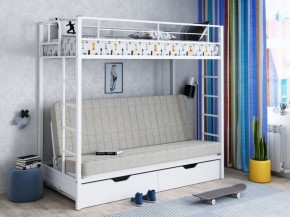 Кровать двухъярусная с диваном "Мадлен-ЯЯ" с ящиками в Нижнем Тагиле - nizhniy-tagil.mebel-74.com | фото