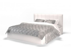 Кровать Элен 1600 + основание с ПМ (Vega white) белый в Нижнем Тагиле - nizhniy-tagil.mebel-74.com | фото