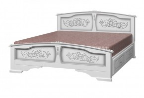 ЕЛЕНА Кровать из массива 1400 с 2-мя ящиками  в Нижнем Тагиле - nizhniy-tagil.mebel-74.com | фото