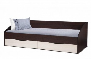 Кровать одинарная "Фея - 3" симметричная New (2000Х900) венге/вудлайн кремовый в Нижнем Тагиле - nizhniy-tagil.mebel-74.com | фото