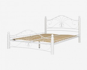 Кровать "Фортуна 1" КМД 2.01 Белая (1200*2000) (ножки-белые) с коваными элементами в Нижнем Тагиле - nizhniy-tagil.mebel-74.com | фото