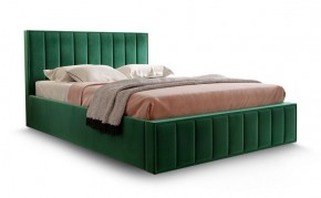 Кровать "Вена" 1400 СТАНДАРТ Вариант 1 Мора зеленый + бельевой ящик с кроватным основанием и подъемным механизмом в Нижнем Тагиле - nizhniy-tagil.mebel-74.com | фото