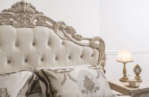 Кровать с мягким изголовьем Патрисия (1600) крем в Нижнем Тагиле - nizhniy-tagil.mebel-74.com | фото