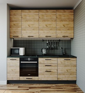 Кухонный гарнитур Крафт 2200 (Стол. 26мм) в Нижнем Тагиле - nizhniy-tagil.mebel-74.com | фото