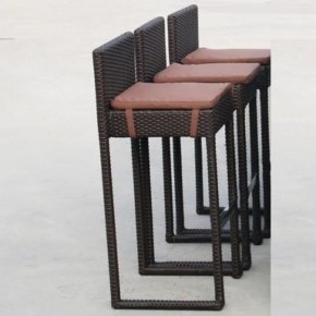 Плетеный барный стул Y390A-W63 Brown в Нижнем Тагиле - nizhniy-tagil.mebel-74.com | фото