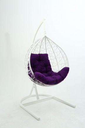 Подвесное кресло Бароло (белый/фиолетовый) в Нижнем Тагиле - nizhniy-tagil.mebel-74.com | фото