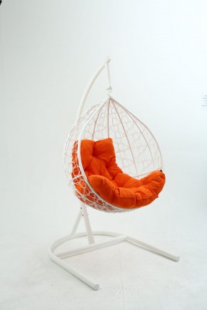 Подвесное кресло Бароло (белый/оранжевый) в Нижнем Тагиле - nizhniy-tagil.mebel-74.com | фото