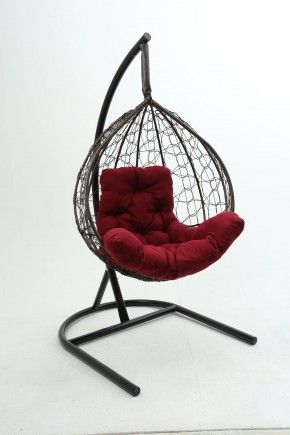 Подвесное кресло Бароло (коричневый/бордо) в Нижнем Тагиле - nizhniy-tagil.mebel-74.com | фото