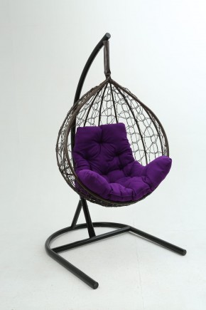 Подвесное кресло Бароло (коричневый/фиолетовый) в Нижнем Тагиле - nizhniy-tagil.mebel-74.com | фото