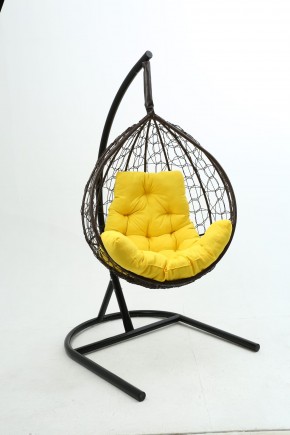 Подвесное кресло Бароло (коричневый/желтый) в Нижнем Тагиле - nizhniy-tagil.mebel-74.com | фото