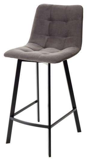Полубарный стул CHILLI-QB SQUARE графит #14, велюр / черный каркас (H=66cm) М-City в Нижнем Тагиле - nizhniy-tagil.mebel-74.com | фото
