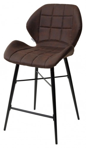Полубарный стул MARCEL COWBOY-#800 темно-коричневый (H=65cm), ткань микрофибра М-City в Нижнем Тагиле - nizhniy-tagil.mebel-74.com | фото
