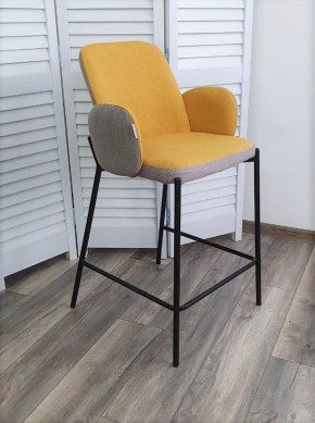 Полубарный стул NYX (H=65cm) VF106 желтый / VF120 серый М-City в Нижнем Тагиле - nizhniy-tagil.mebel-74.com | фото