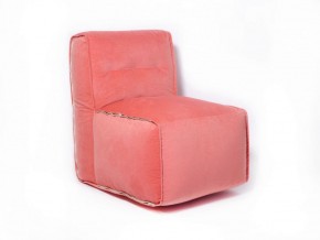 Прямое модульное бескаркасное кресло Комфорт (Персик велюр) в Нижнем Тагиле - nizhniy-tagil.mebel-74.com | фото