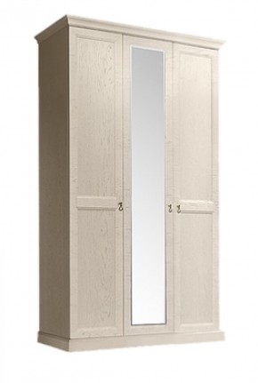 Шкаф 3-х дверный (с зеркалом) для платья и белья Венеция дуб седан (ВНШ1/3) в Нижнем Тагиле - nizhniy-tagil.mebel-74.com | фото