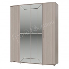 Шкаф 4-х дверный Амели (4-5200Мрам.б) в Нижнем Тагиле - nizhniy-tagil.mebel-74.com | фото