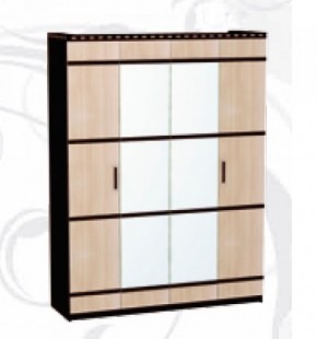 Шкаф 4-х дверный для одежды и белья "Ольга-13" в Нижнем Тагиле - nizhniy-tagil.mebel-74.com | фото