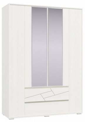 Шкаф 4-х дверный с ящиками АДЕЛИНА (4-4833рам.б) в Нижнем Тагиле - nizhniy-tagil.mebel-74.com | фото