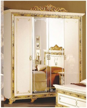 Шкаф 4-х дверный с зеркалами (06.144) МС Катя в Нижнем Тагиле - nizhniy-tagil.mebel-74.com | фото