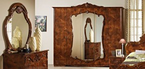 Шкаф 5-и дверный с зеркалами (20.145) Тициана (орех) в Нижнем Тагиле - nizhniy-tagil.mebel-74.com | фото