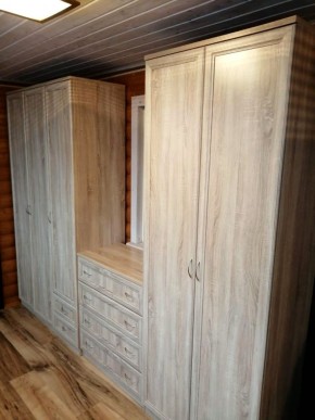 Шкаф для белья со штангой, полками и ящиками арт. 113 в Нижнем Тагиле - nizhniy-tagil.mebel-74.com | фото