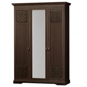 Шкаф для одежды 3-дверный №800 Парма Дуб нортон темный в Нижнем Тагиле - nizhniy-tagil.mebel-74.com | фото