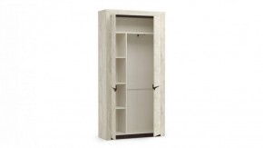 Шкаф для одежды 33.18 "Лючия" (бетон пайн белый / венге / белый) в Нижнем Тагиле - nizhniy-tagil.mebel-74.com | фото