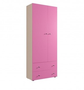 Шкаф ДМ 800 с 2-мя ящиками (розовый) в Нижнем Тагиле - nizhniy-tagil.mebel-74.com | фото