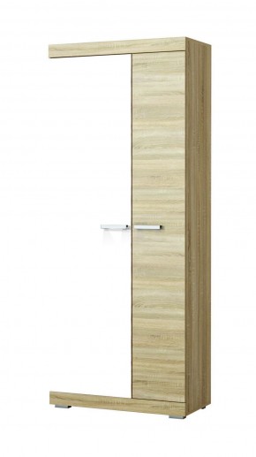 СОНАТА ШС-800 Шкаф 2-х дверный (Дуб сонома/Белый глянец) в Нижнем Тагиле - nizhniy-tagil.mebel-74.com | фото