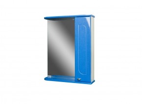Шкаф-зеркало Радуга Синий металлик 50 ПРАВЫЙ АЙСБЕРГ (DA1128HZR) в Нижнем Тагиле - nizhniy-tagil.mebel-74.com | фото