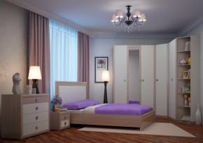 Спальня Глэдис (Модульная) ЯШС/Белый в Нижнем Тагиле - nizhniy-tagil.mebel-74.com | фото
