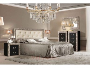 Спальный гарнитур Тиффани Premium черная/серебро в Нижнем Тагиле - nizhniy-tagil.mebel-74.com | фото