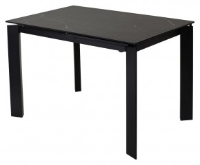 Стол CORNER 120 MATT BLACK MARBLE SOLID CERAMIC / BLACK, ®DISAUR в Нижнем Тагиле - nizhniy-tagil.mebel-74.com | фото