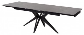 Стол FORIO 160 MATT BLACK MARBLE SOLID CERAMIC / BLACK, ®DISAUR в Нижнем Тагиле - nizhniy-tagil.mebel-74.com | фото