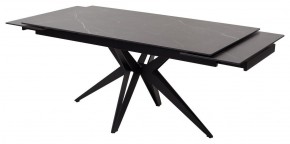 Стол FORIO 160 MATT BLACK MARBLE SOLID CERAMIC / BLACK, ®DISAUR в Нижнем Тагиле - nizhniy-tagil.mebel-74.com | фото