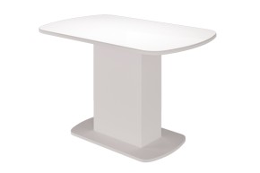 Стол обеденный Соренто (Белый глянец) в Нижнем Тагиле - nizhniy-tagil.mebel-74.com | фото
