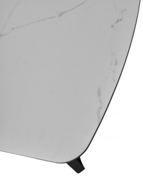 Стол RASMUS 160 TL-45 Белый мрамор, испанская керамика / черный каркас, ®DISAUR в Нижнем Тагиле - nizhniy-tagil.mebel-74.com | фото