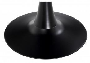Стол стеклянный Tulip 90x74 black glass в Нижнем Тагиле - nizhniy-tagil.mebel-74.com | фото