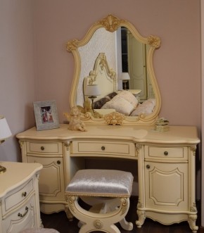 Туалетный стол Мона Лиза БЕЗ Зеркала (крем) в Нижнем Тагиле - nizhniy-tagil.mebel-74.com | фото