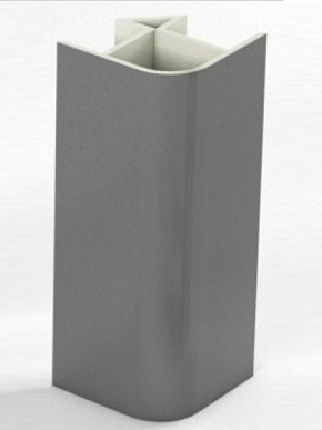 Угловое соединение для цоколя 90 гр. h100 мм (Алюминий, Белый, Черный, Сонома) в Нижнем Тагиле - nizhniy-tagil.mebel-74.com | фото